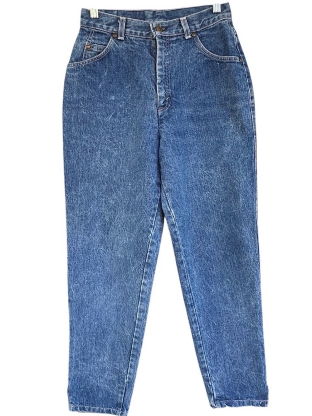 Vintage 1988 Levi's 569 High Waisted Mom Jeans USA Made Ankle Slits Sz 10 26"